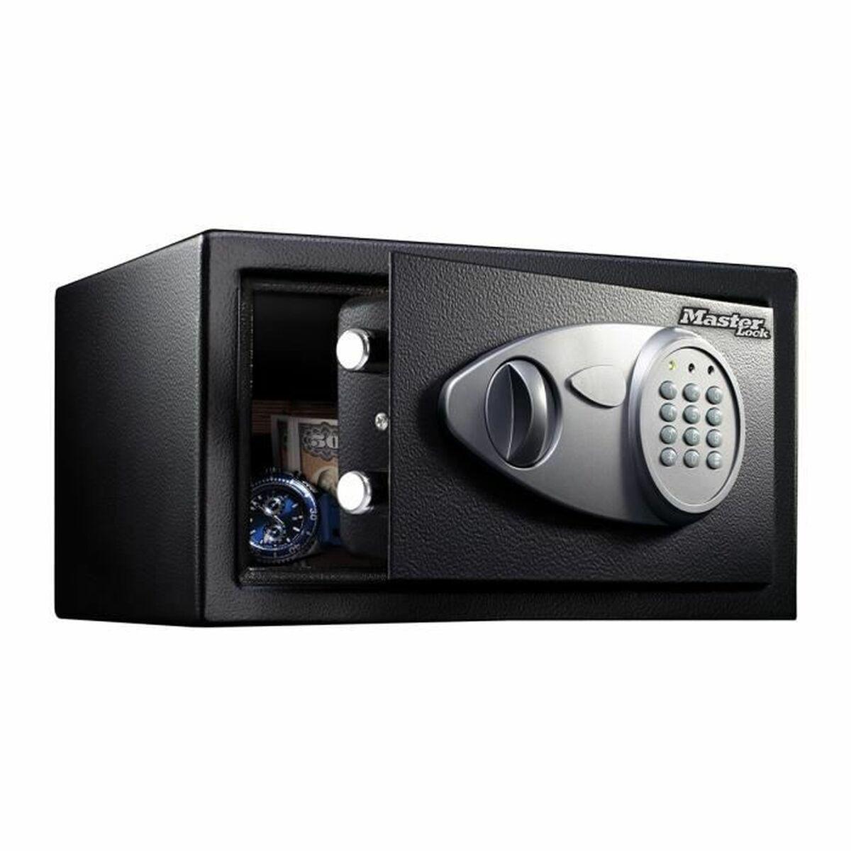 Pengeskab Master Lock X041ml Med Elektronisk Lås Sort Grå - Master Lock Pengeskab  - 0049074025762